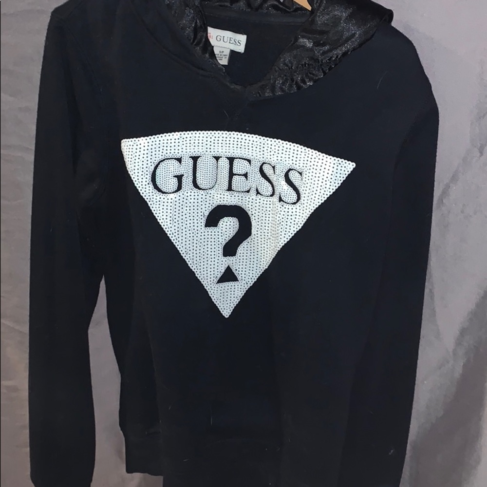 Black guess sweater